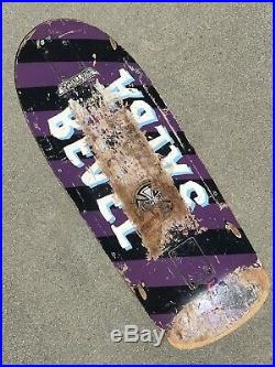 Vintage 1980 Santa Cruz Salba Bevel 2 Skateboard Steve Alba SMA Rare 80s Old