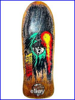 Vintage 1980's SANTA CRUZ COREY O'BRIEN Reaper Skateboard Deck