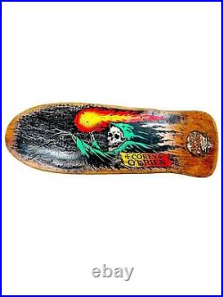 Vintage 1980's SANTA CRUZ COREY O'BRIEN Reaper Skateboard Deck