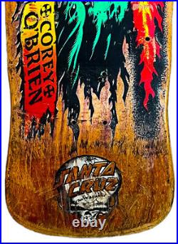 Vintage 1980's SANTA CRUZ COREY O'BRIEN Reaper Skateboard Deck