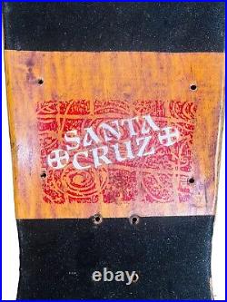 Vintage 1980's SANTA CRUZ COREY O'BRIEN Reaper Skateboard Deck