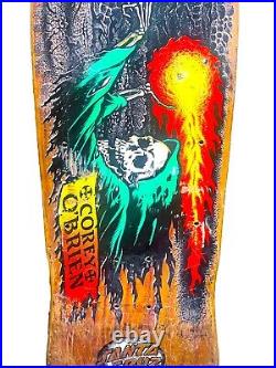 Vintage 1980's SANTA CRUZ COREY O'BRIEN Reaper Skateboard Deck