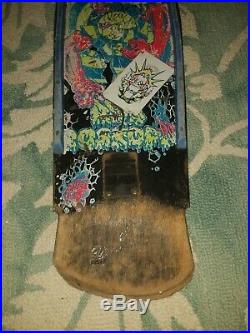Vintage 1980's Santa Cruz Rob Roskopp Target 3 Design Skateboard