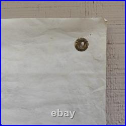 Vintage 1980s Santa Cruz Skateboards Competition Banner Sign 36 x 36