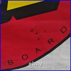 Vintage 1980s Santa Cruz Skateboards Competition Banner Sign 36 x 36