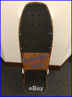 Vintage 1986 Schmitt Stix John Lucero Complete Skateboard Santa Cruz Grosso