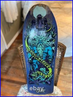 Vintage 1987 OG Santa Cruz Jason Jessee Neptune sk8brd NO REISSUE SEE VIDEO