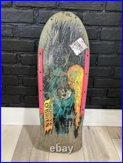 Vintage 1987 SANTA CRUZ COREY O'BRIEN Reaper Skateboard Deck 1980s -USED
