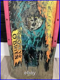 Vintage 1987 SANTA CRUZ COREY O'BRIEN Reaper Skateboard Deck 1980s -USED