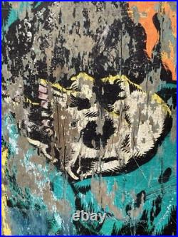 Vintage 1987 SANTA CRUZ COREY O'BRIEN Reaper Skateboard Deck 1980s -USED