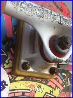 Vintage 1987 Santa Cruz Claus Grabke Exploding Clock Skateboard Skate Complete