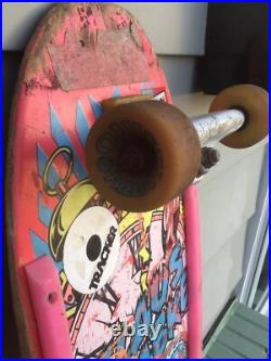 Vintage 1987 Santa Cruz Claus Grabke Exploding Clock Skateboard Skate Complete Vintage 1987 Santa Cruz Claus Grabke Exploding Clock Skateboard Skate Complete