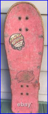 Vintage 1987 Santa Cruz Claus Grabke Exploding Clock Skateboard Skate Complete