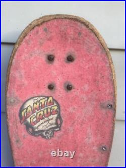 Vintage 1987 Santa Cruz Claus Grabke Exploding Clock Skateboard Skate Complete