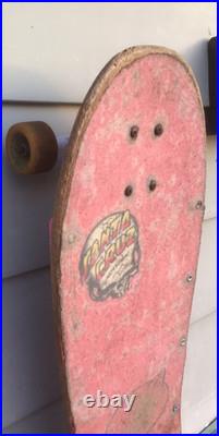 Vintage 1987 Santa Cruz Claus Grabke Exploding Clock Skateboard Skate Complete