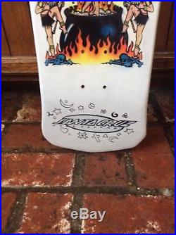 Vintage 1987 Steve Salba Alba Voodoo Witch Doctor Santa Cruz Skateboard Deck