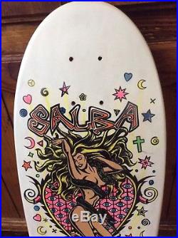 Vintage 1987 Steve Salba Alba Voodoo Witch Doctor Santa Cruz Skateboard Deck