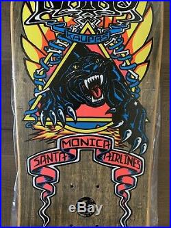 Vintage 1988 SMA Natas Kaupas Panther 3 Santa Cruz Skateboard Deck