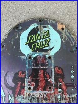 Vintage 1988 Santa Cruz Skateboards Jason Jessee Neptune Deck OG SunGod Powell