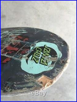 Vintage 1988 Santa Cruz Skateboards Jason Jessee Neptune Deck OG SunGod Powell