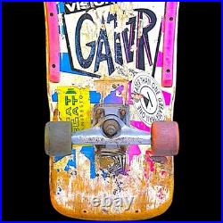 Vintage 1988 Vision Gator Skateboard Complete Mark Anthony Gator Rogowski