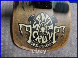 Vintage 1989 Jeff Hedges Santa Cruz Skateboard