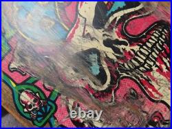 Vintage 1989 Jeff Hedges Santa Cruz Skateboard