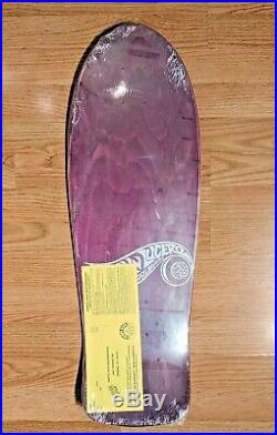 Vintage 1989 NOS Santa Cruz John Lucero Street Thing 2 Purple Stain Skateboard