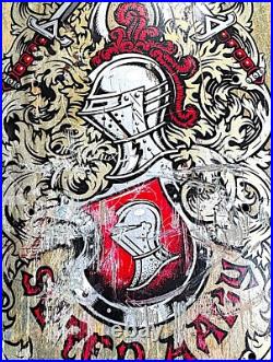 Vintage 1989 Santa Cruz Soren Aaby Skateboard Deck