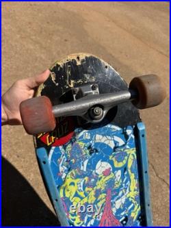 Vintage 80's Rob Roskopp Santa Cruz Skateboard ALL ORIGINAL COMPONENTS RARE