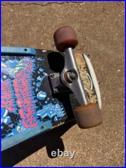 Vintage 80's Rob Roskopp Santa Cruz Skateboard ALL ORIGINAL COMPONENTS RARE