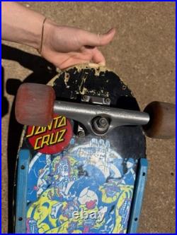 Vintage 80's Rob Roskopp Santa Cruz Skateboard ALL ORIGINAL COMPONENTS RARE