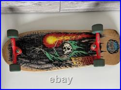 Vintage 80's Santa Cruz Corey O'Brien Skateboard with2Rat Wheels & Gullwing Trucks