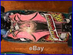 Vintage 80's Santa Cruz Jeff Grosso Demon skateboard