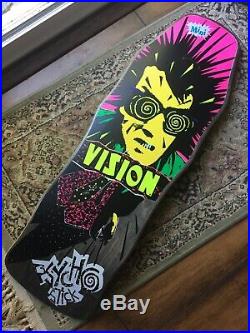 Vintage 80s Vision Psycho Stick Mini Skateboard Zorlac Powell Sims Santa Cruz