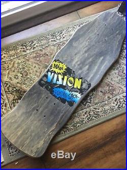 Vintage 80s Vision Psycho Stick Mini Skateboard Zorlac Powell Sims Santa Cruz