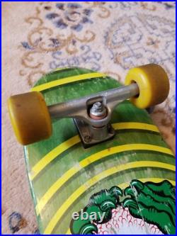 Vintage 90s Santa Cruz Complete Skateboard Eyegore Cruiser Jammer Jim Phillip