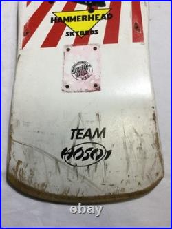 Vintage Hosoi Street Flag Mini Skateboard