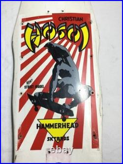 Vintage Hosoi Street Flag Mini Skateboard