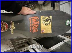 Vintage Jason Jessee Santa Cruz Sun God skateboard OG. Black all original in pac