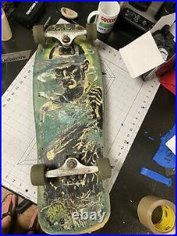 Vintage Jeff Kendall Atomic Man Santa Cruz 1989 skateboard not NOS used RARE