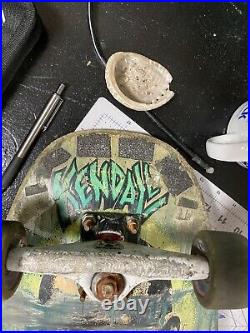Vintage Jeff Kendall Atomic Man Santa Cruz 1989 skateboard not NOS used RARE