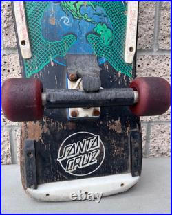 Vintage Jeff Kendall End of the World Santa Cruz OG Skateboard with Frog Wheels