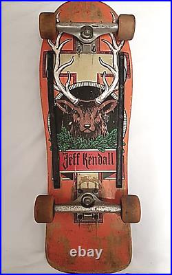 Vintage Jeff Kendall Jagermeister Santa Cruz Skateboard very rare collectible
