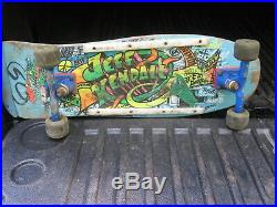 Vintage Jeff Kendall Skateboard Complete deck wheels trucks Santa Cruz ORIGINAL