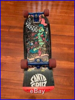 Vintage Jeff grosso Santa Cruz Skateboard Alice In Wonderland