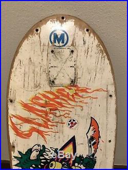 Vintage Keith Meeks Santa Cruz Slasher skateboard Deck Powell Peralta Alva