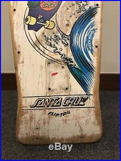 Vintage Keith Meeks Santa Cruz Slasher skateboard Deck Powell Peralta Alva