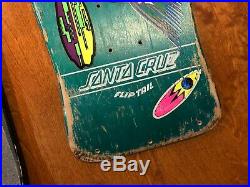 Vintage Keith Meeks Santa Cruz Slasher skateboard deck Nice Graphics