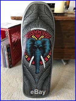 Vintage Mike Vallely Powell Peralta skateboard nos Santa Cruz Elephant sma